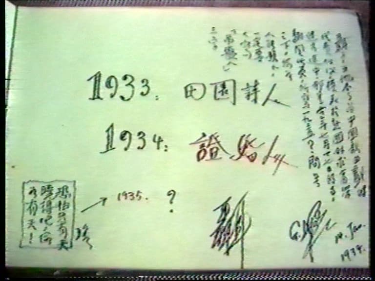 In Memory of … Sun Yu 紀念冊 … 孫瑜