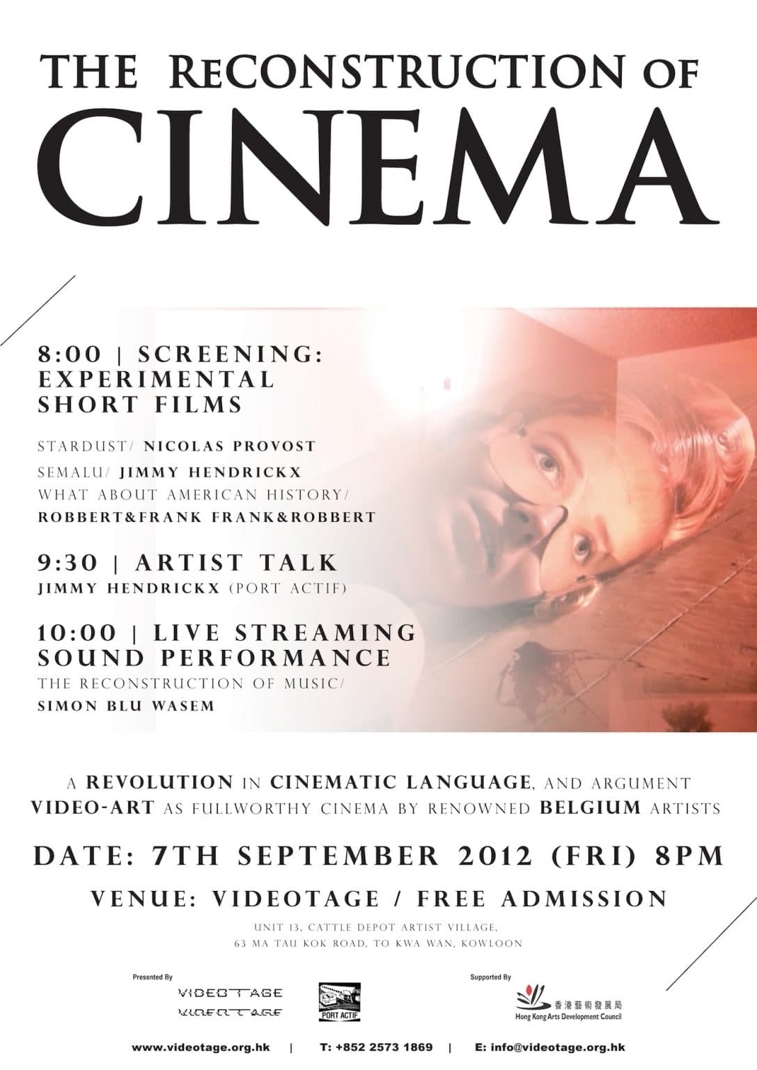 THE ReCONSTRUCTION of CINEMA